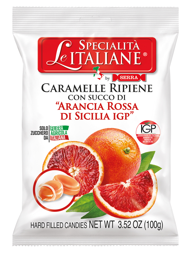 Filled Candies with juice of Sicilian Blood Orange PGI